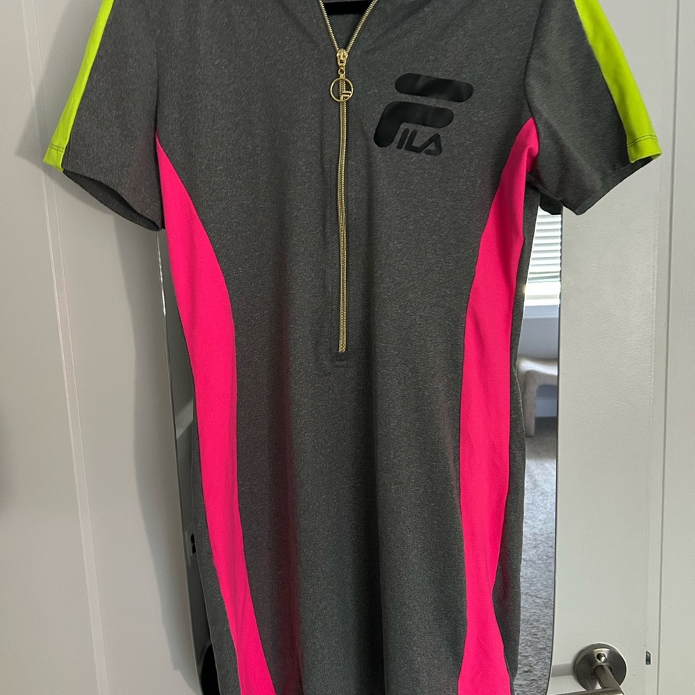 Fila Dress with Hoodie Sz S